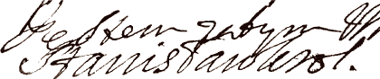 podpis Stanisawa Leszczyskiego
